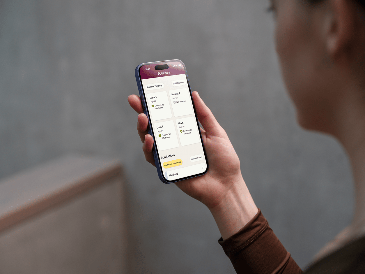 Pointcare App Mockup
